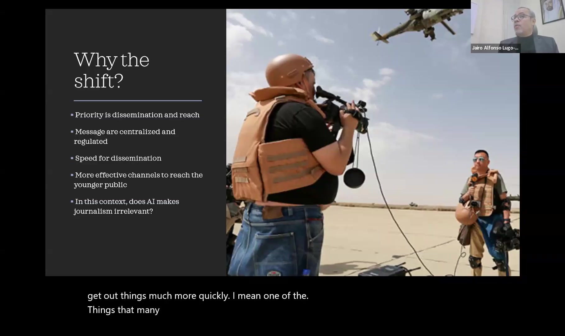 Jairo Lugo-Ocando on structural shifts in journalism