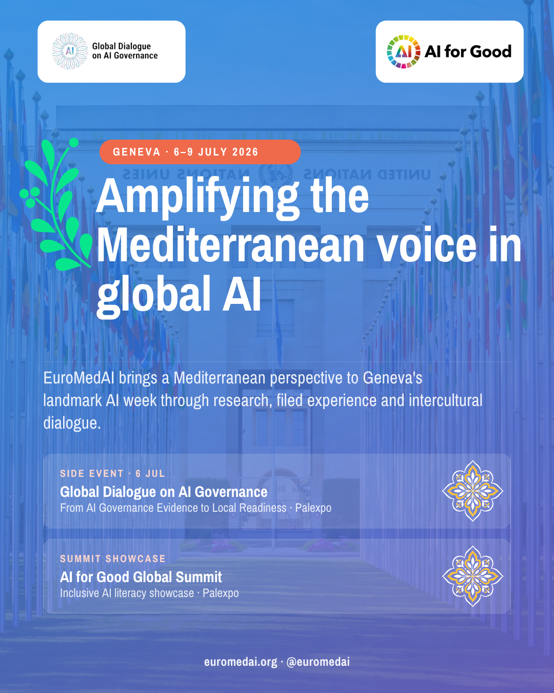 EuroMedAI at Geneva AI Week 2026: Amplifying the Mediterranean Voice in Global AI