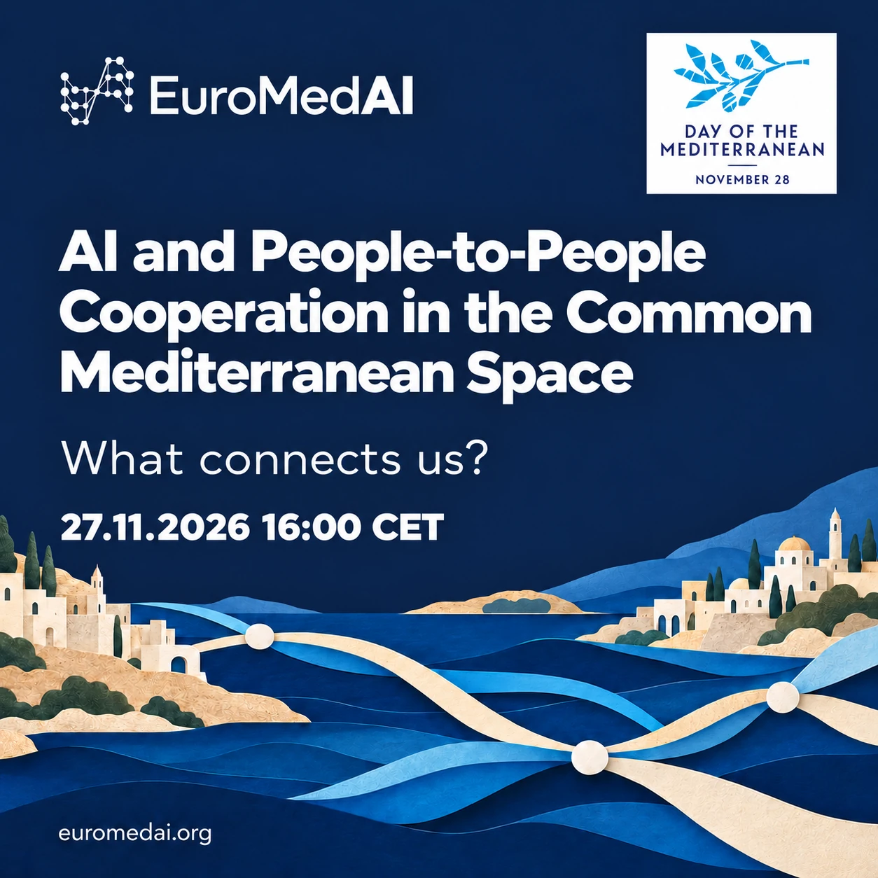 AI and People-to-People Cooperation in the Common Mediterranean Space