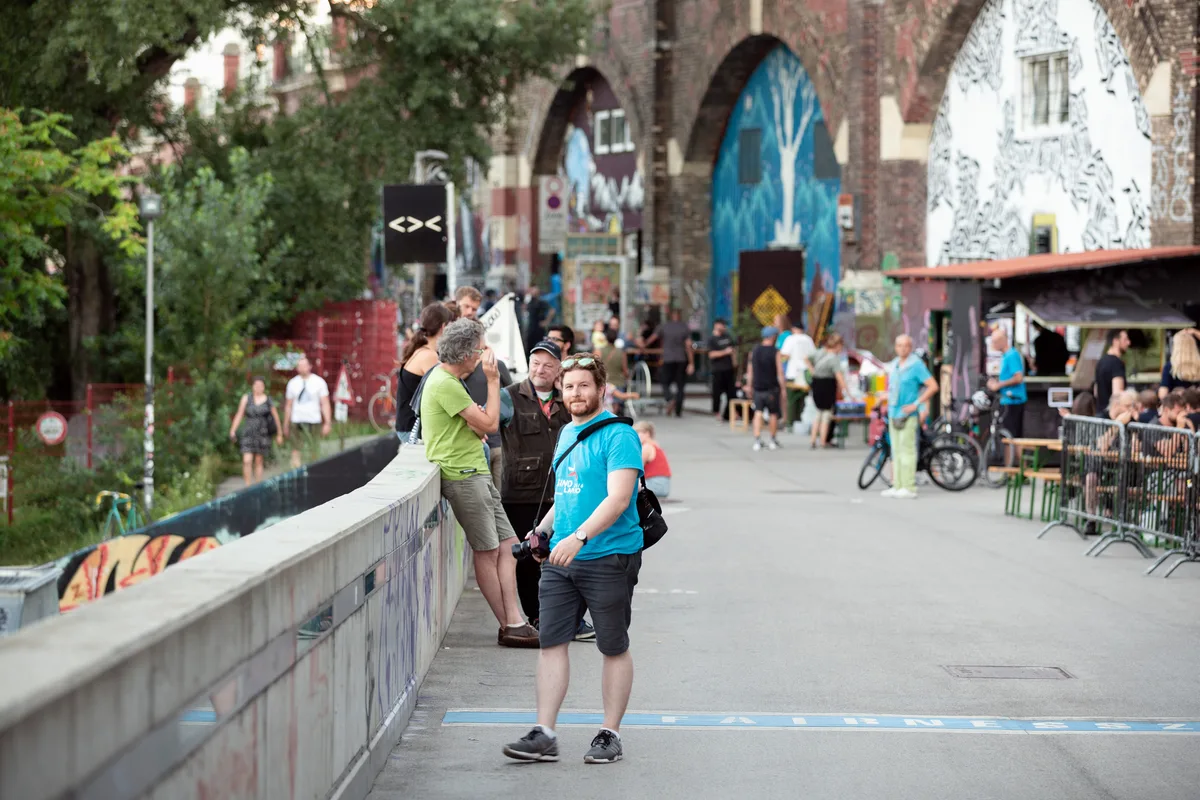 Spittelauer Lände in Vienna, the street where the IWM hosts its Digital Humanism Fellowship residencies.