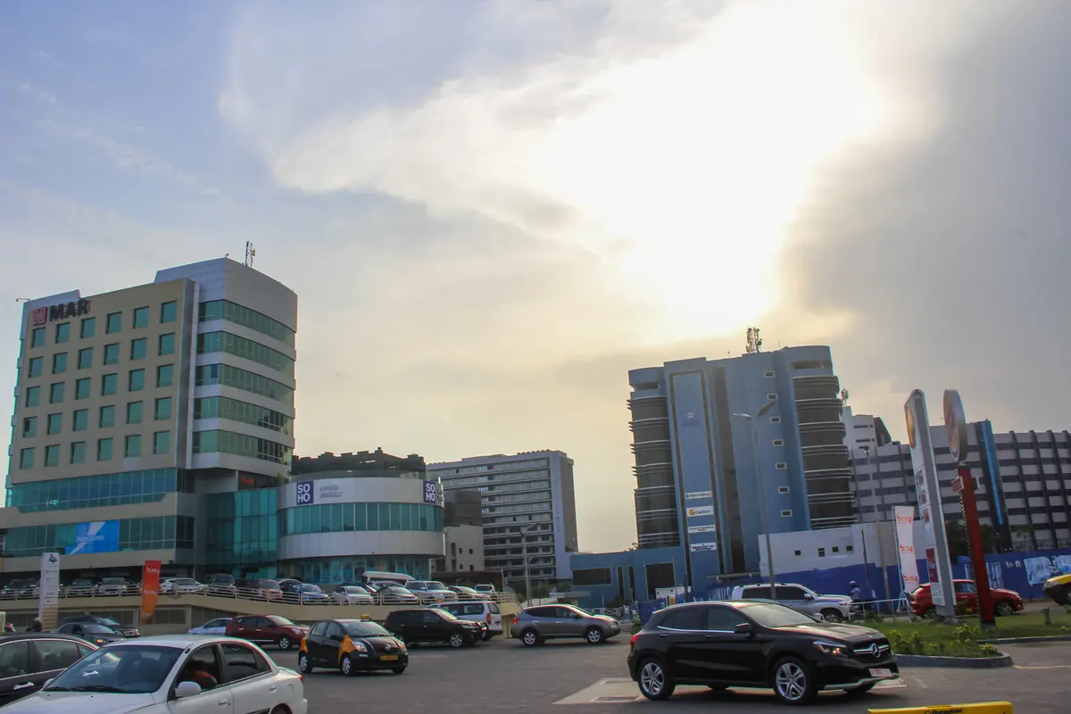 The Accra skyline in Ghana, host city of the second African Digital Humanism PhD Summer School.